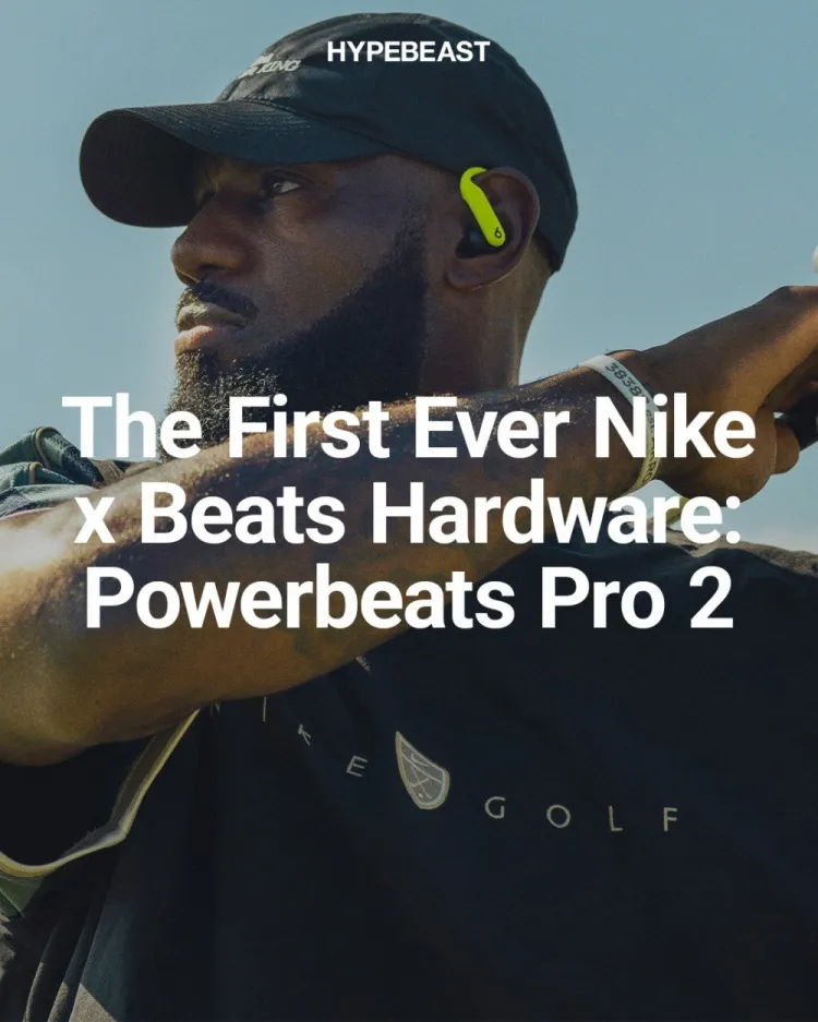 詹姆斯发布高尔夫主题广告 为Nike x Beats联名耳机预热