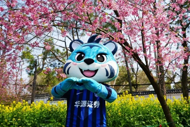 武汉三镇启动城市联动计划 吉祥物现身东湖樱园