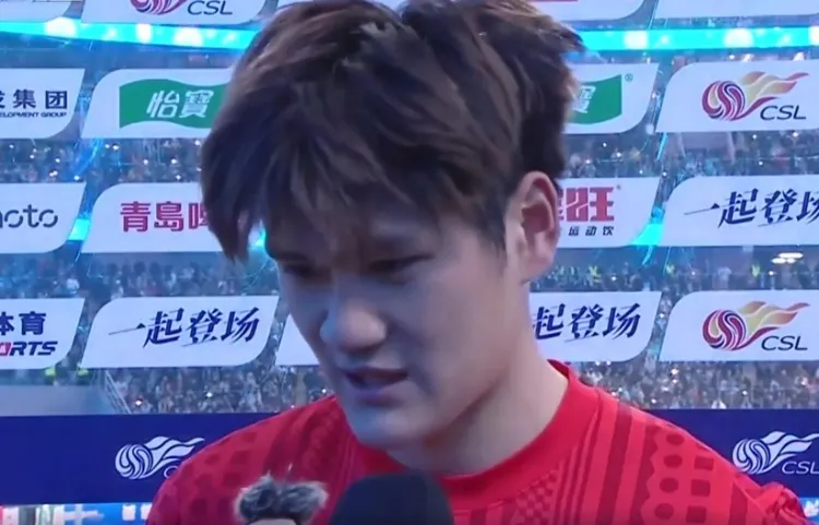 刘祝润赛后直面失利 称对手更拼配得上胜利