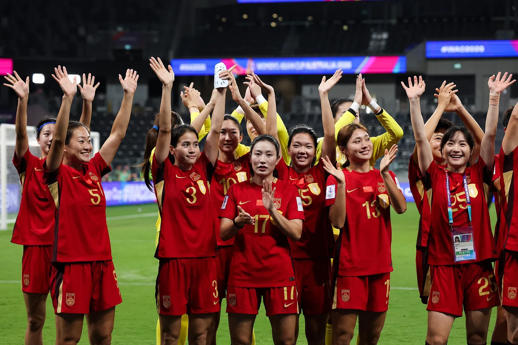 数据碾压！中国女足亚洲杯七战台北零失球，淘汰赛火力成关键