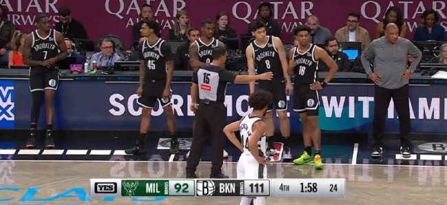 1分58秒 2罚1中 崔永熙完成NBA常规赛首秀 成历史第7人 1分58秒 2罚1中 崔永熙完成NBA常规赛首秀 成历史第7人