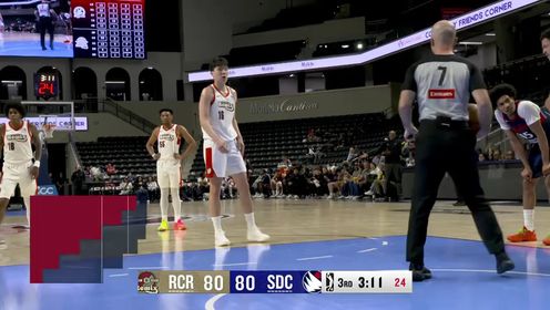 [杨瀚森6分]杨瀚森重新登场后再取6分 已创G联赛得分纪录